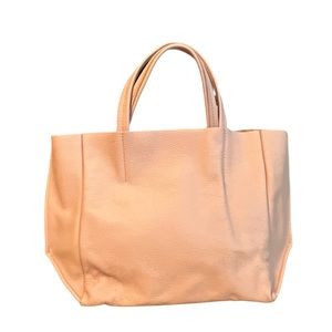 Ampersand As Apostrophe Nude leather Half Tote